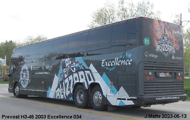 BUS/AUTOBUS: Prevost H3-45 2003 Excellence