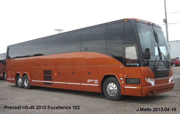 BUS/AUTOBUS: Prevost H3-45 2010 Excellence