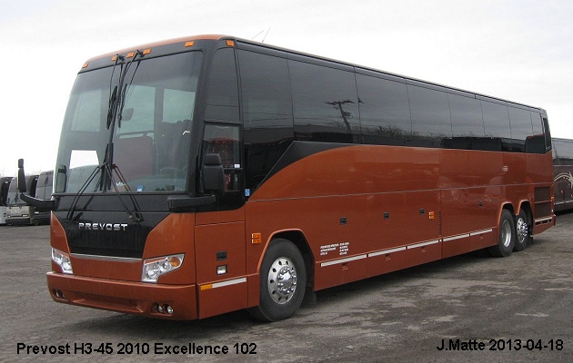 BUS/AUTOBUS: Prevost H3-45 2010 Excellence