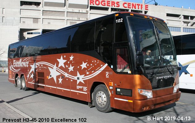 BUS/AUTOBUS: Prevost H3-45 2010 Excellence