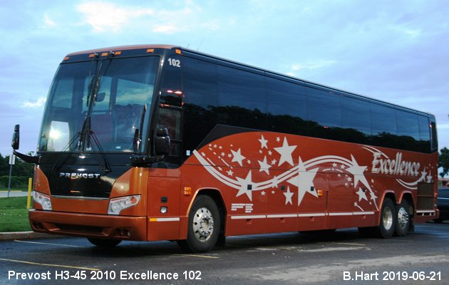 BUS/AUTOBUS: Prevost H3-45 2010 Excellence