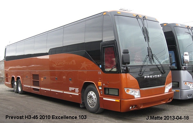 BUS/AUTOBUS: Prevost H3-45 2010 Excellence