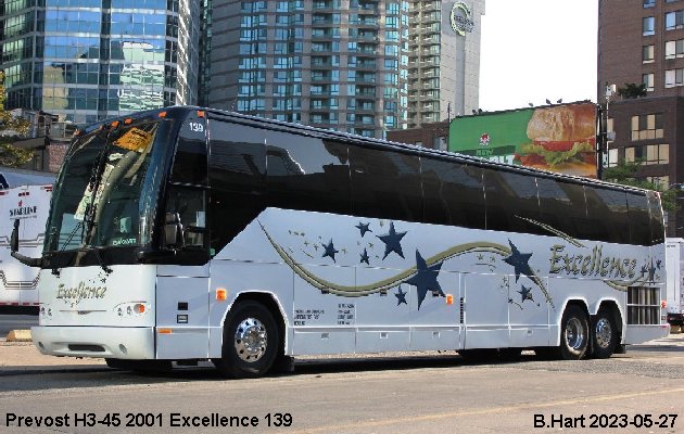 BUS/AUTOBUS: Prevost H3-45 2001 Excellence