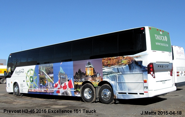 BUS/AUTOBUS: Prevost H3-45 2015 Excellence