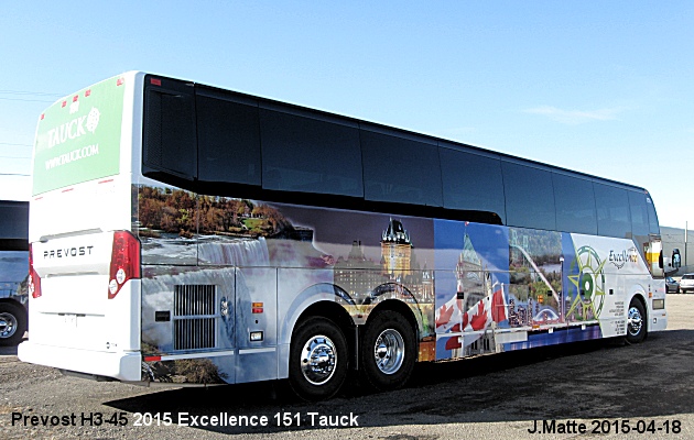 BUS/AUTOBUS: Prevost H3-45 2015 Excellence