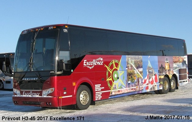 BUS/AUTOBUS: Prevost H3-45 2017 Excellence