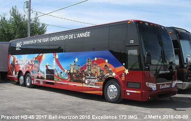 BUS/AUTOBUS: Prevost H3-45 2017 Excellence