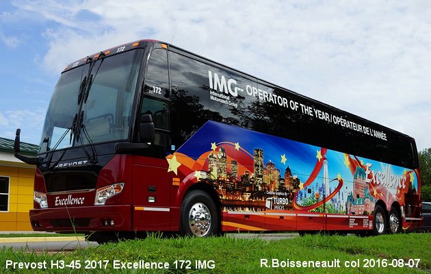 BUS/AUTOBUS: Pontiac H3-45 2017 Excellence