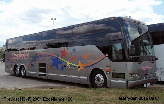 BUS/AUTOBUS: Prevost H3-45 2001 Excellence