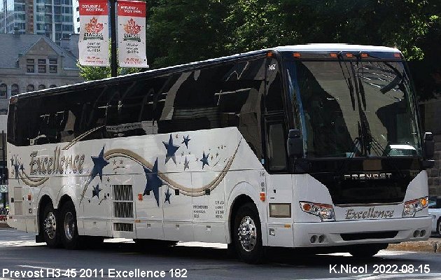 BUS/AUTOBUS: Prevost H3-45 2011 Excellence