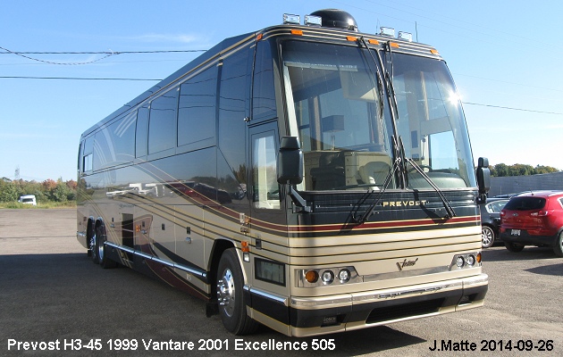 BUS/AUTOBUS: Prevost H3-45 Vantare 1999 Excellence