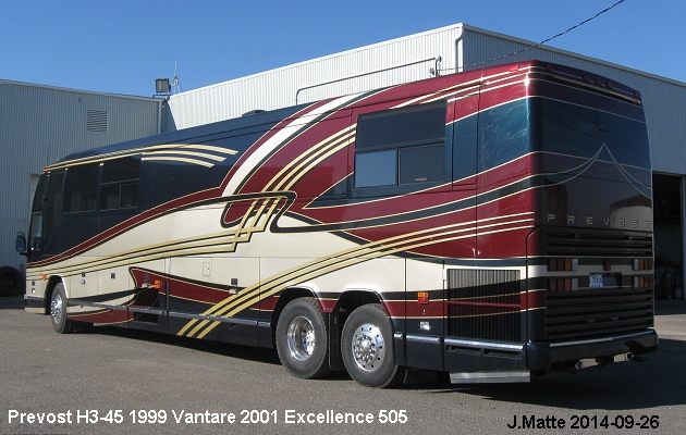 BUS/AUTOBUS: Prevost H3-45 Vantare 1999 Excellence