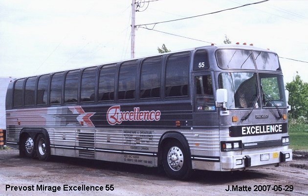 BUS/AUTOBUS: Prevost Le Mirage 1989 Excellence