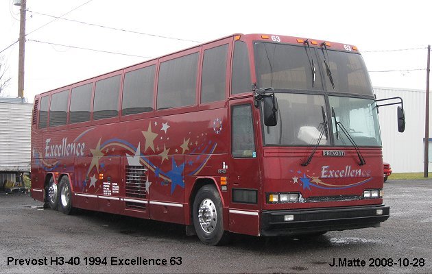 BUS/AUTOBUS: Prevost H3-40 1994 Excellence