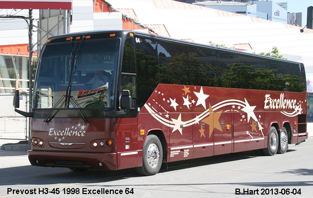 BUS/AUTOBUS: Prevost H3-45 1998 Excellence