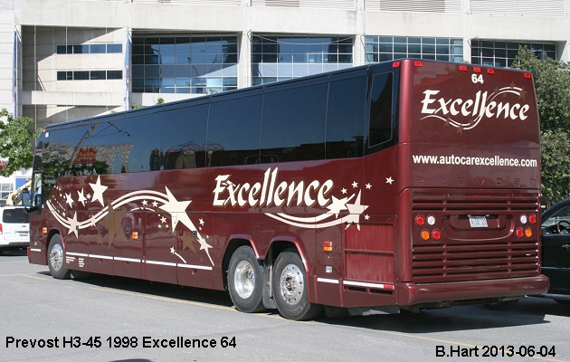 BUS/AUTOBUS: Prevost H3-45 1998 Excellence