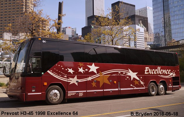 BUS/AUTOBUS: Prevost H3-45 1998 Excellence