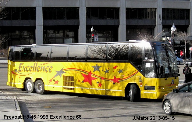 BUS/AUTOBUS: Prevost H3-45 1996 Excellence