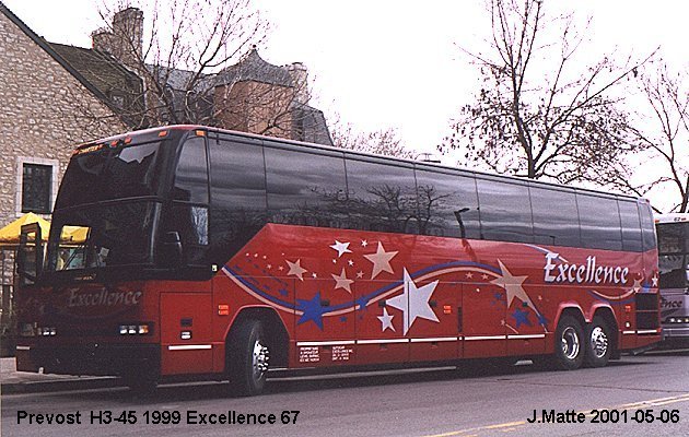 BUS/AUTOBUS: Prevost H3-45 1999 Excellence