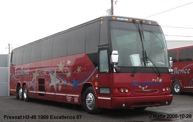 BUS/AUTOBUS: Prevost H3-45 1999 Excellence