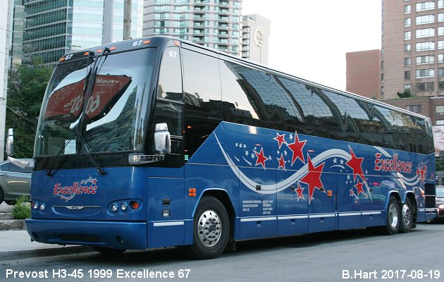 BUS/AUTOBUS: Prevost H3-45 1999 Excellence