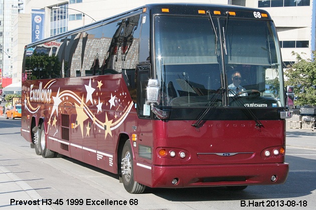 BUS/AUTOBUS: Prevost H3-45 1999 Excellence