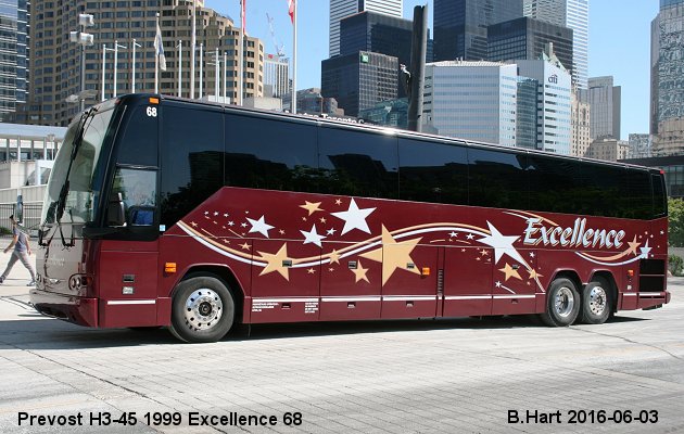 BUS/AUTOBUS: Prevost H3-45 1999 Excellence