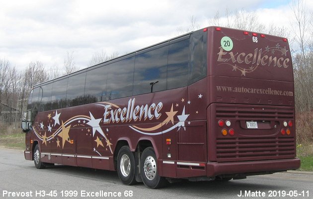 BUS/AUTOBUS: Prevost H3-45 1999 Excellence