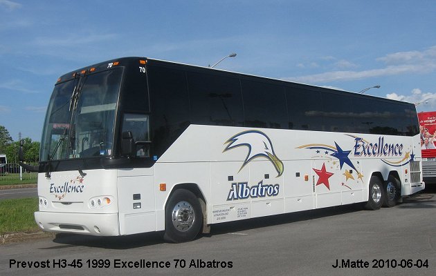 BUS/AUTOBUS: Prevost H3-45 1999 Excellence