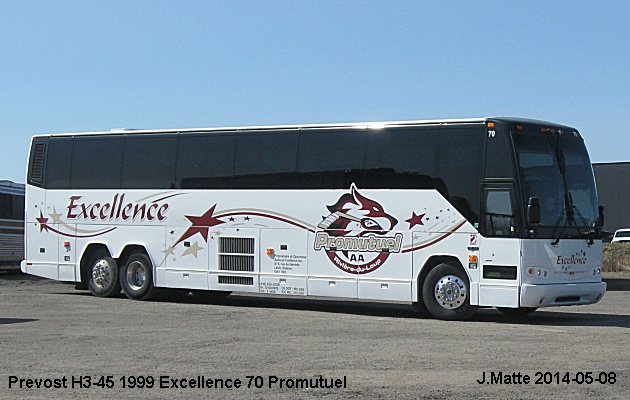 BUS/AUTOBUS: Prevost H3-45 1999 Excellence