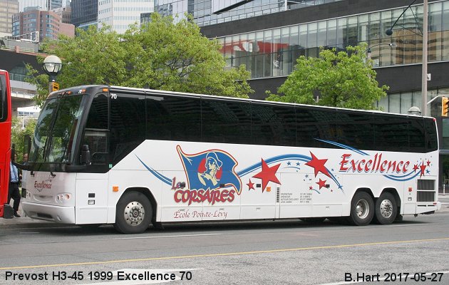 BUS/AUTOBUS: Prevost H3-45 1999 Excellence