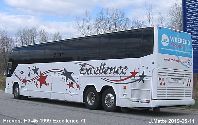 BUS/AUTOBUS: Prevost H3-45 1999 Excellence