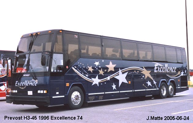 BUS/AUTOBUS: Prevost H3-45 1996 Excellence