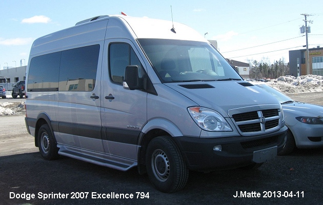 BUS/AUTOBUS: Dodge Sprinter 2007 Excel-Tours