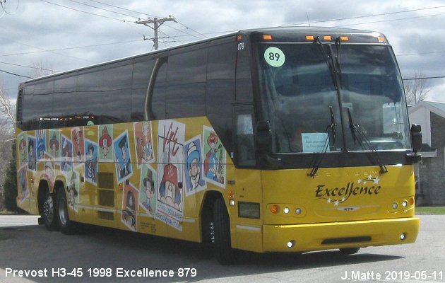 BUS/AUTOBUS: Prevost H3-45 1998 Excellence