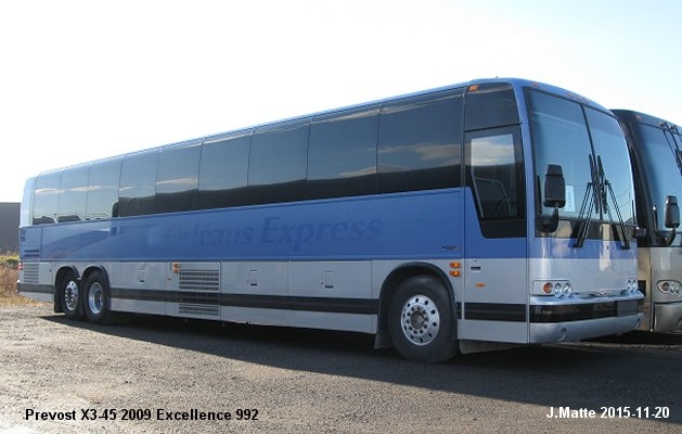 BUS/AUTOBUS: Prevost X3-45 2009 Excellence