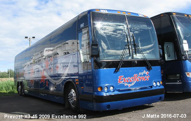 BUS/AUTOBUS: Prevost X3-45 2009 Excellence