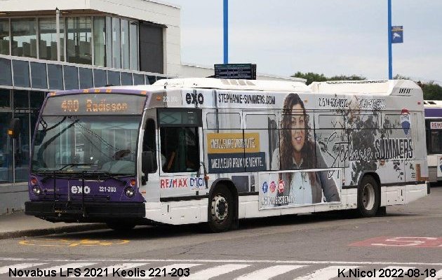 BUS/AUTOBUS: Novabus LFS 2021 Keolis