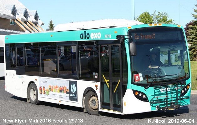 BUS/AUTOBUS: New Flyer Midi 2016 Keolis