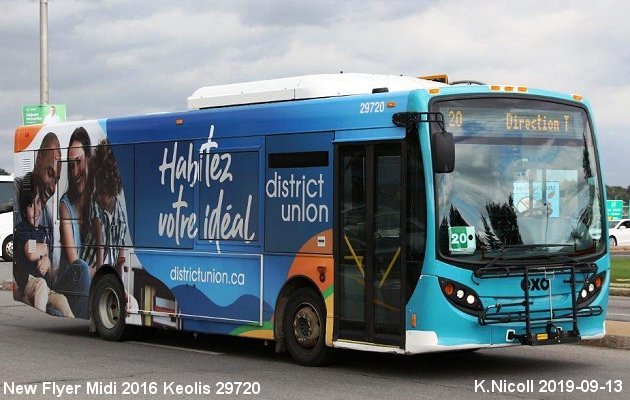 BUS/AUTOBUS: New Flyer Midi 2016 Keolis