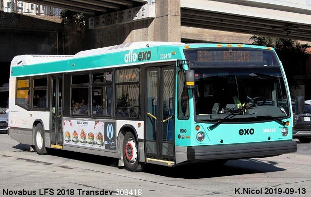 BUS/AUTOBUS: Novabus LFS 2018 Transdev