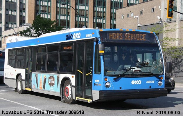 BUS/AUTOBUS: Novabus LFS 2018 Transdev