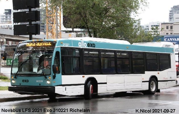 BUS/AUTOBUS: Novabus LFS 2021 Transdev