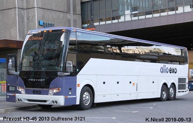 BUS/AUTOBUS: Prevost H3-45 2013 Dufresne