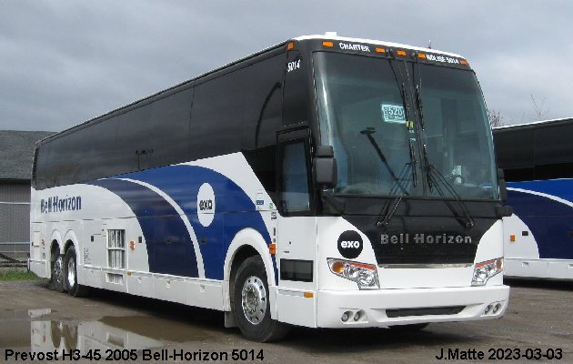 BUS/AUTOBUS: Prevost H3-45 2005 Bell-Horizon