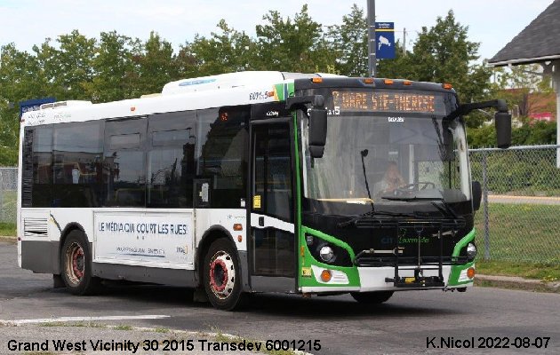 BUS/AUTOBUS: Grand West Vicinity 30 2015 Transdev