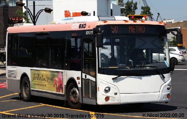 BUS/AUTOBUS: Grand West Vicinity 30 2015 Transdev