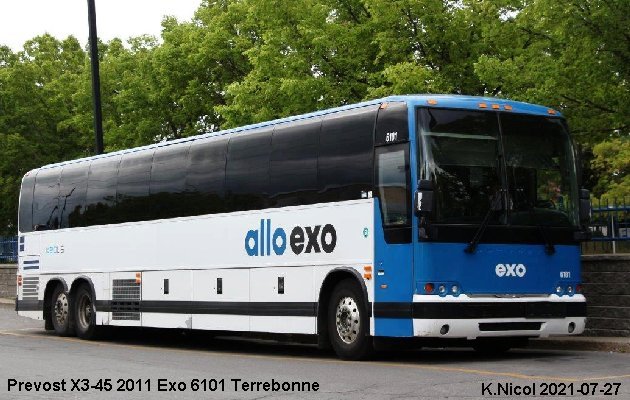 BUS/AUTOBUS: Prevost X3-45 2011 Keolis