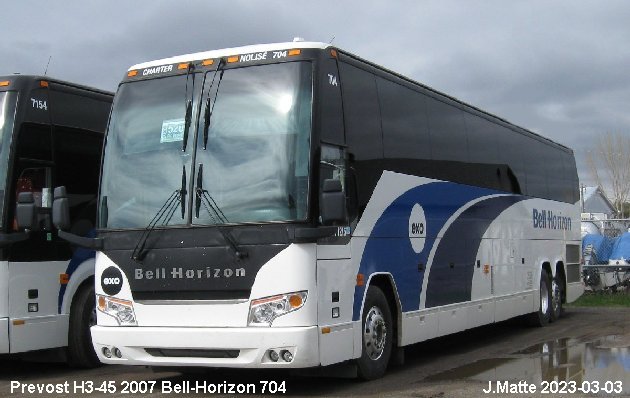 BUS/AUTOBUS: Prevost H3-45 2007 Bell-Horizon