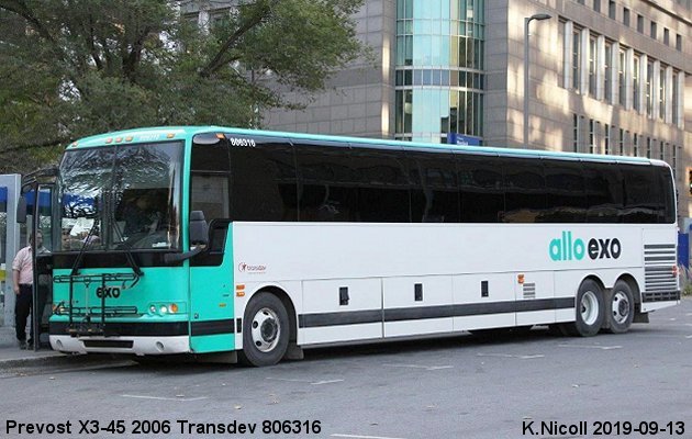 BUS/AUTOBUS: Prevost X3-45 2006 Transdev